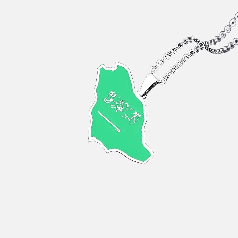 Middle Eastern Country/Flag Necklaces - Jewelled Me