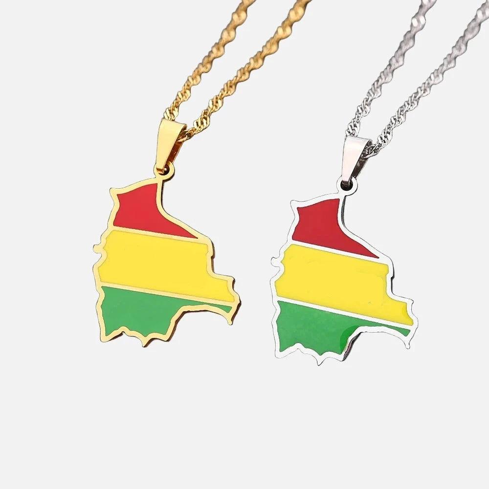 Latin American Country/Flag Necklaces (BACKUP) - Jewelled Me