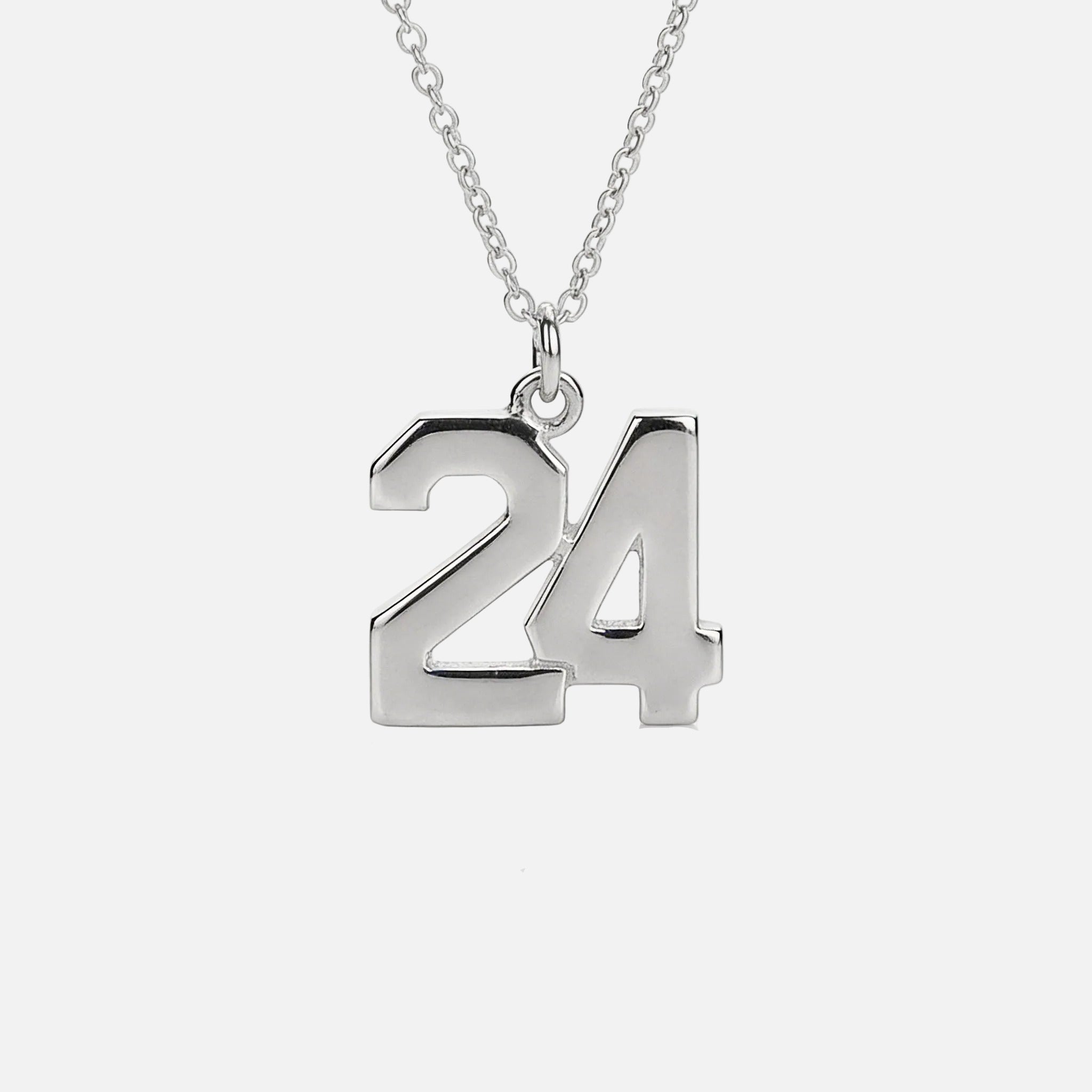 Engraved Custom Number Necklace - Jewelled Me