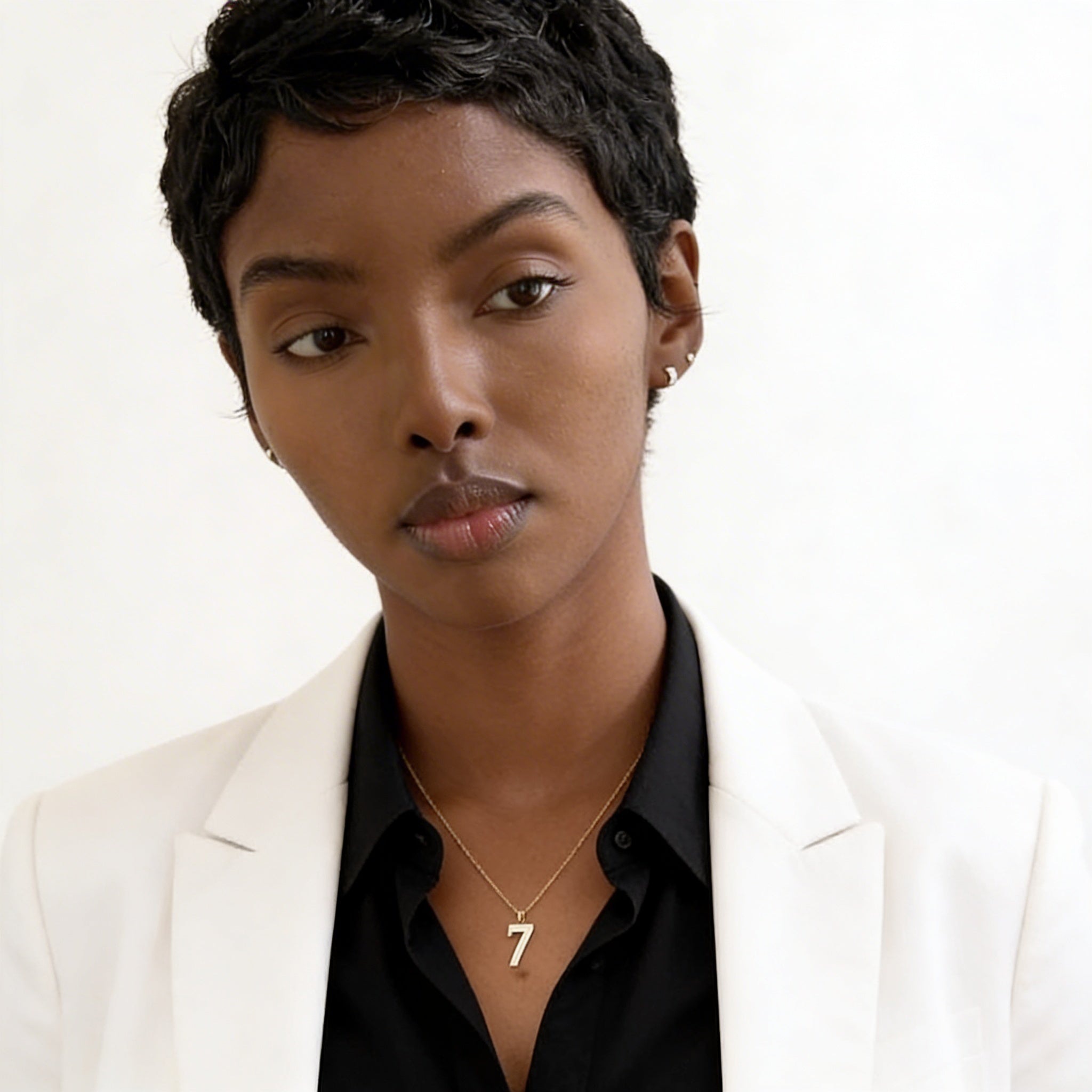 Engraved Custom Number Necklace - Jewelled Me