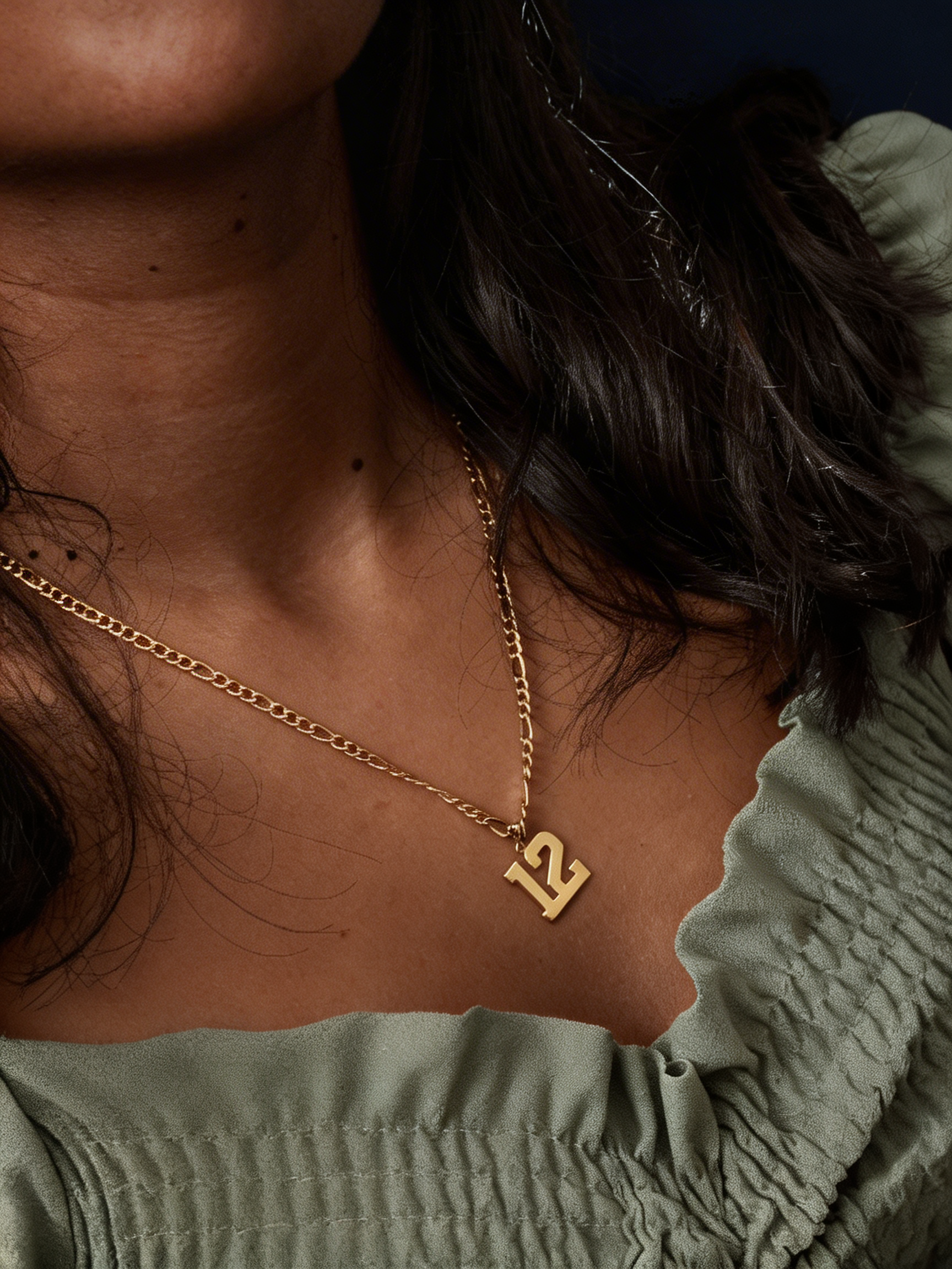 Engraved Custom Number Necklace - Jewelled Me