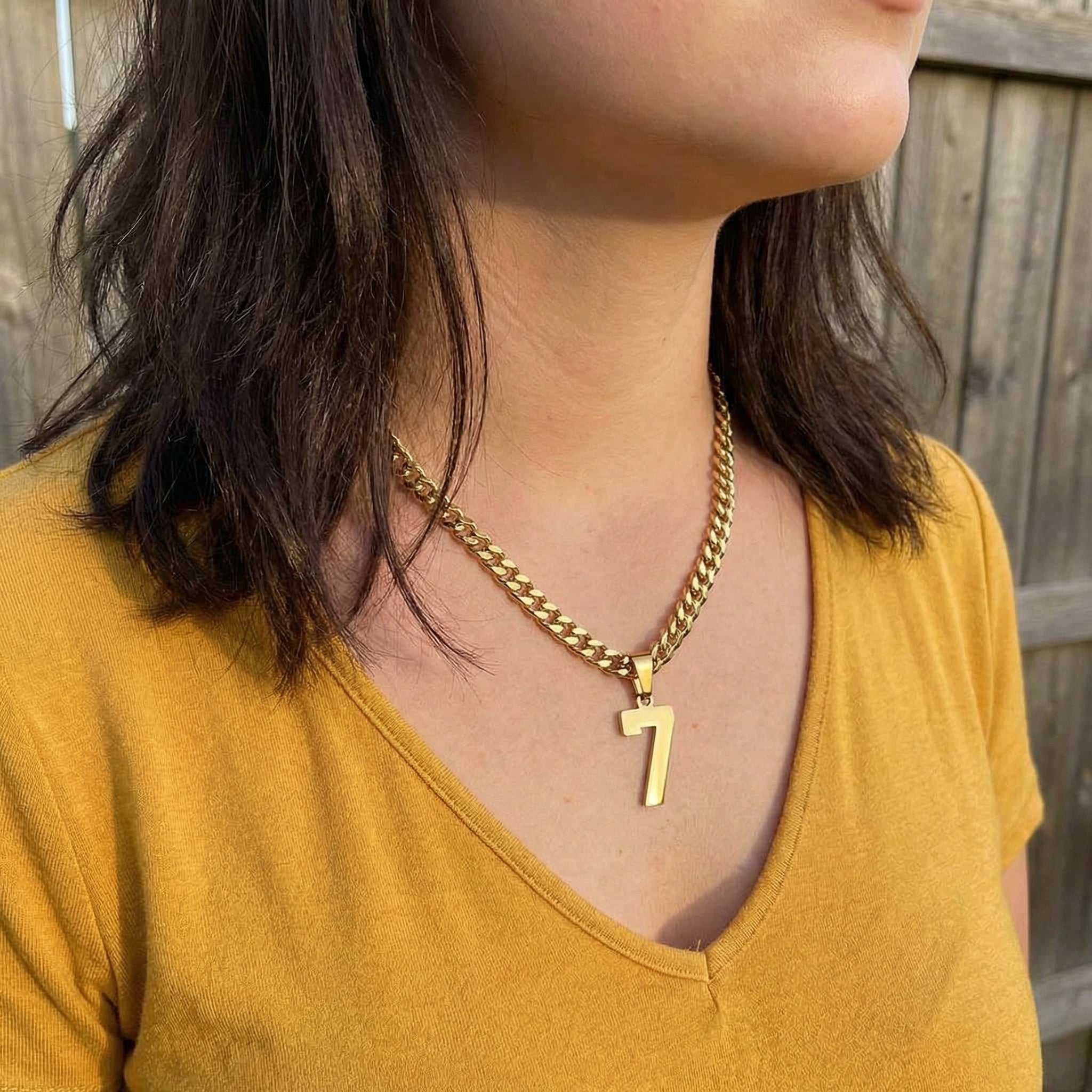 Custom Sports Number Necklace - Jewelled Me