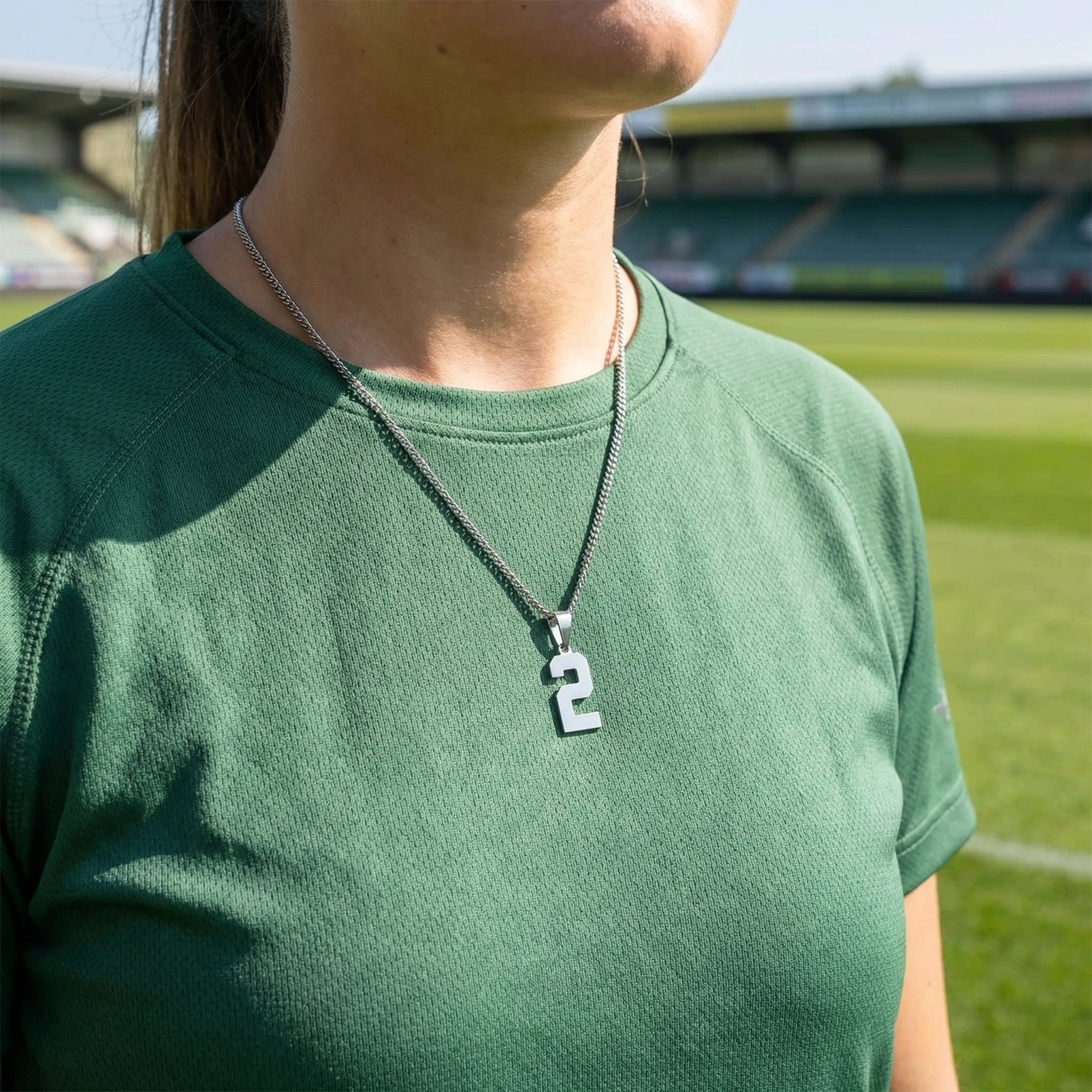 Custom Sports Number Necklace - Jewelled Me