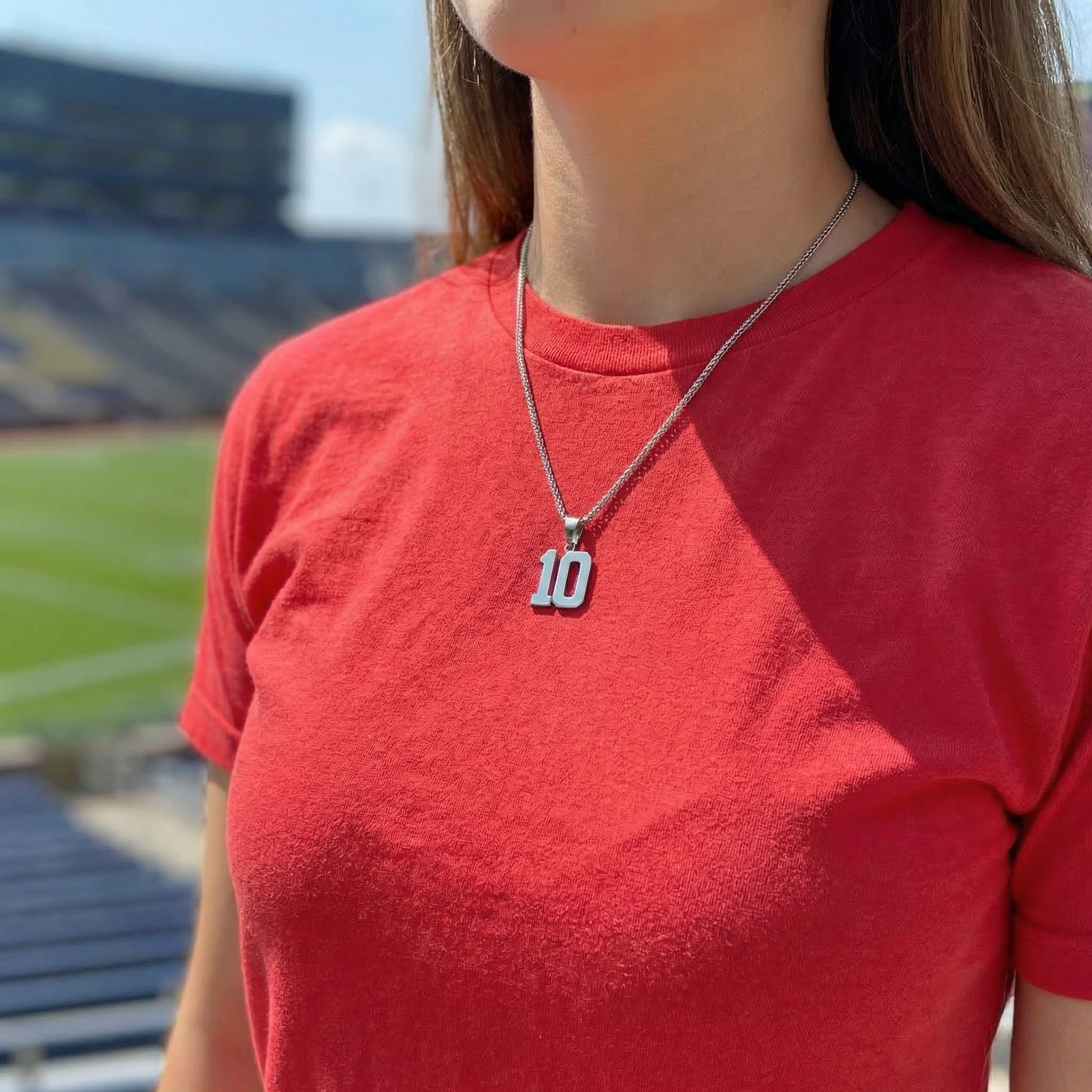 Custom Sports Number Necklace - Jewelled Me