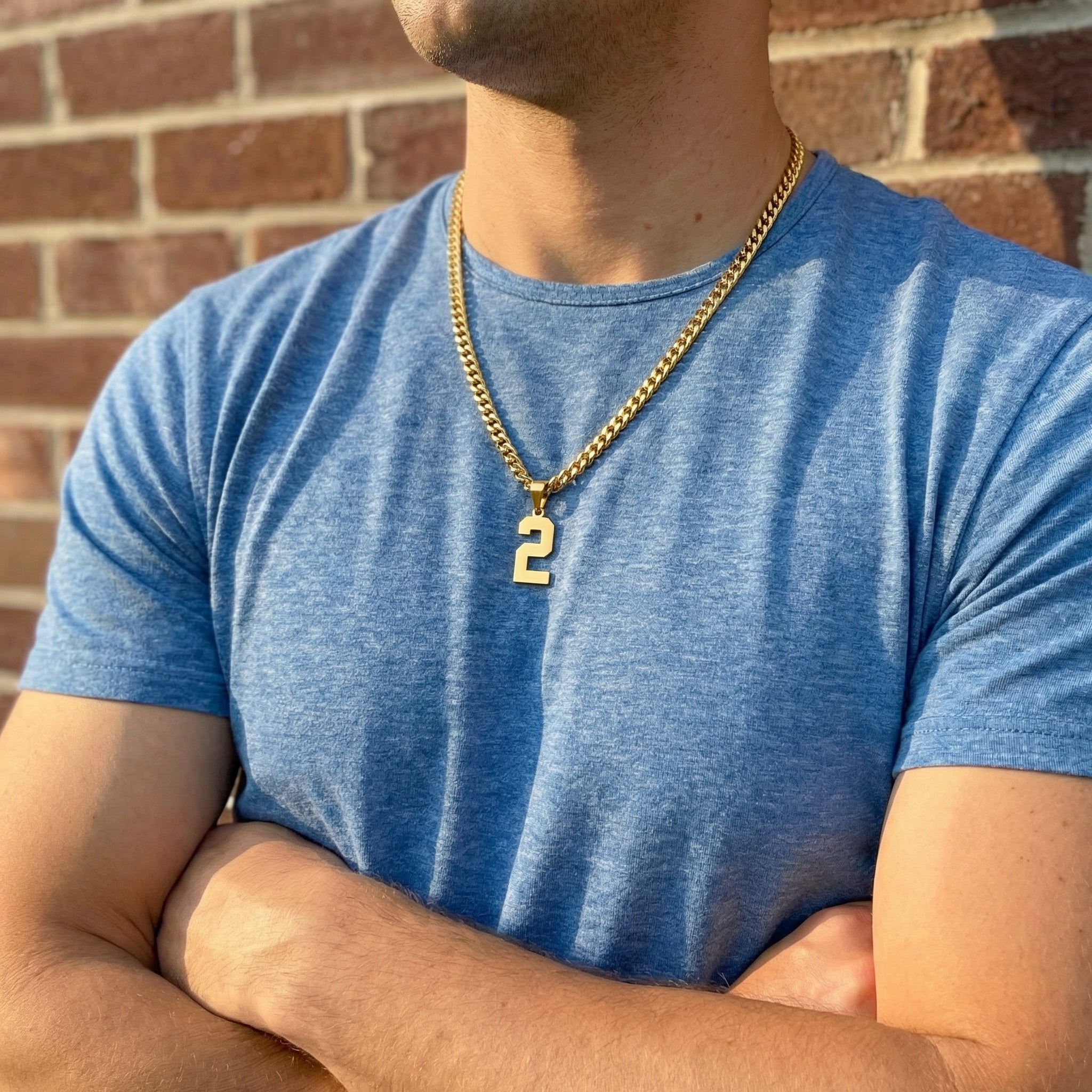 Custom Sports Number Necklace - Jewelled Me