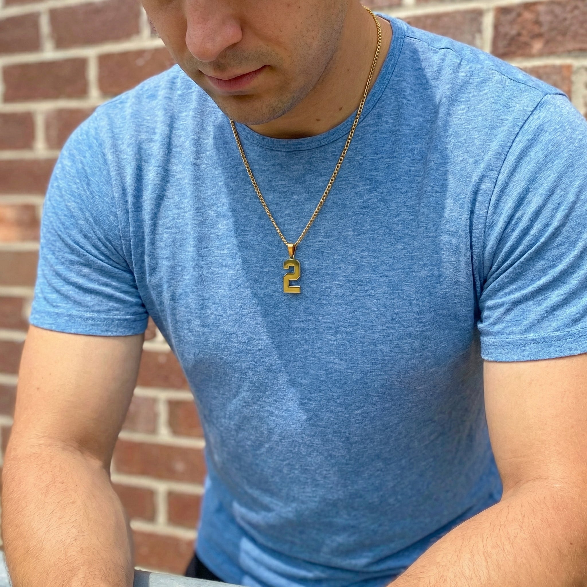 Custom Sports Number Necklace - Jewelled Me