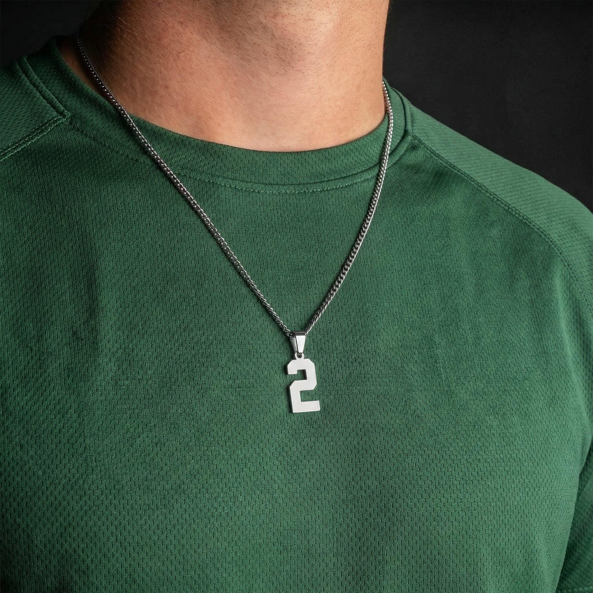 Custom Sports Number Necklace - Jewelled Me