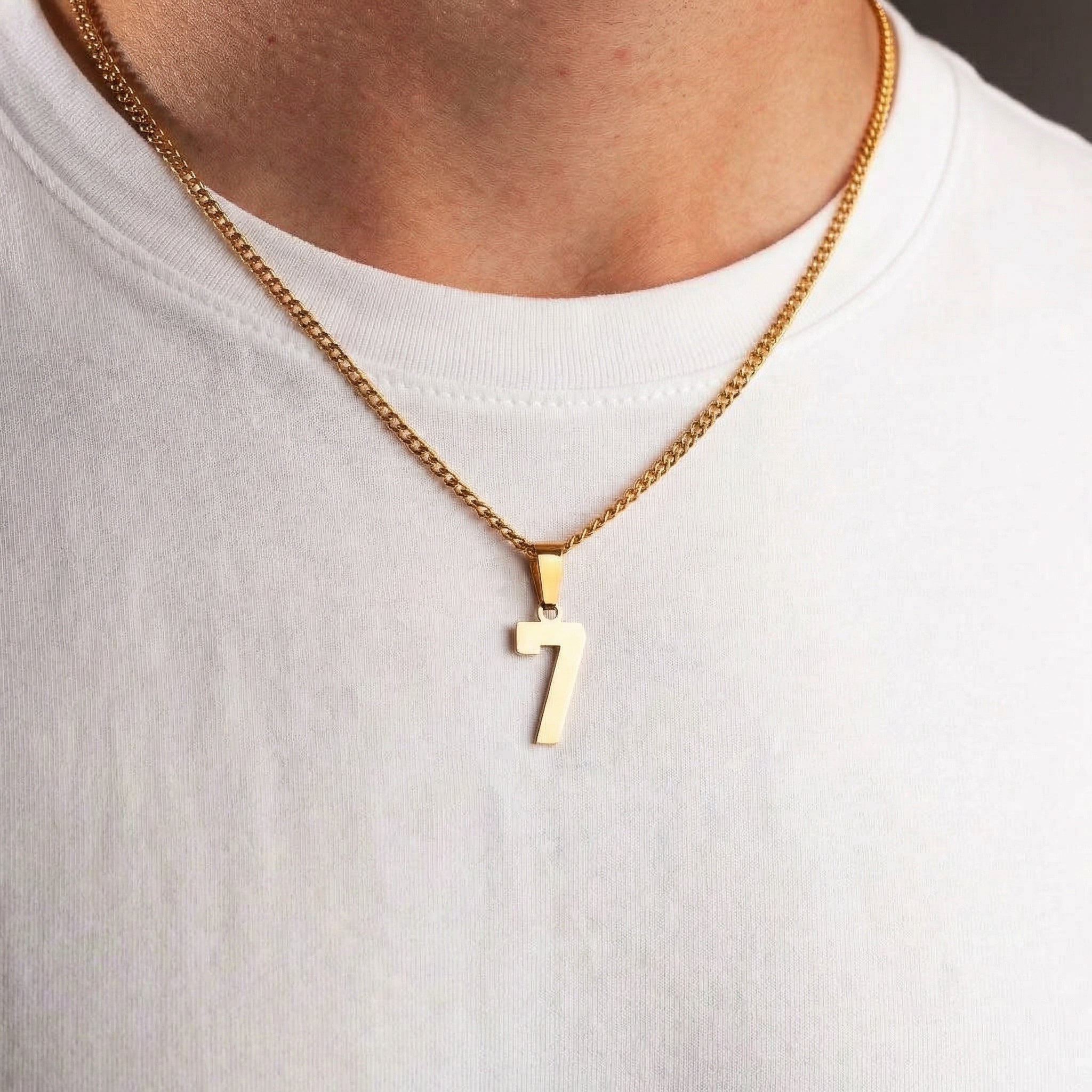 Custom Sports Number Necklace - Jewelled Me