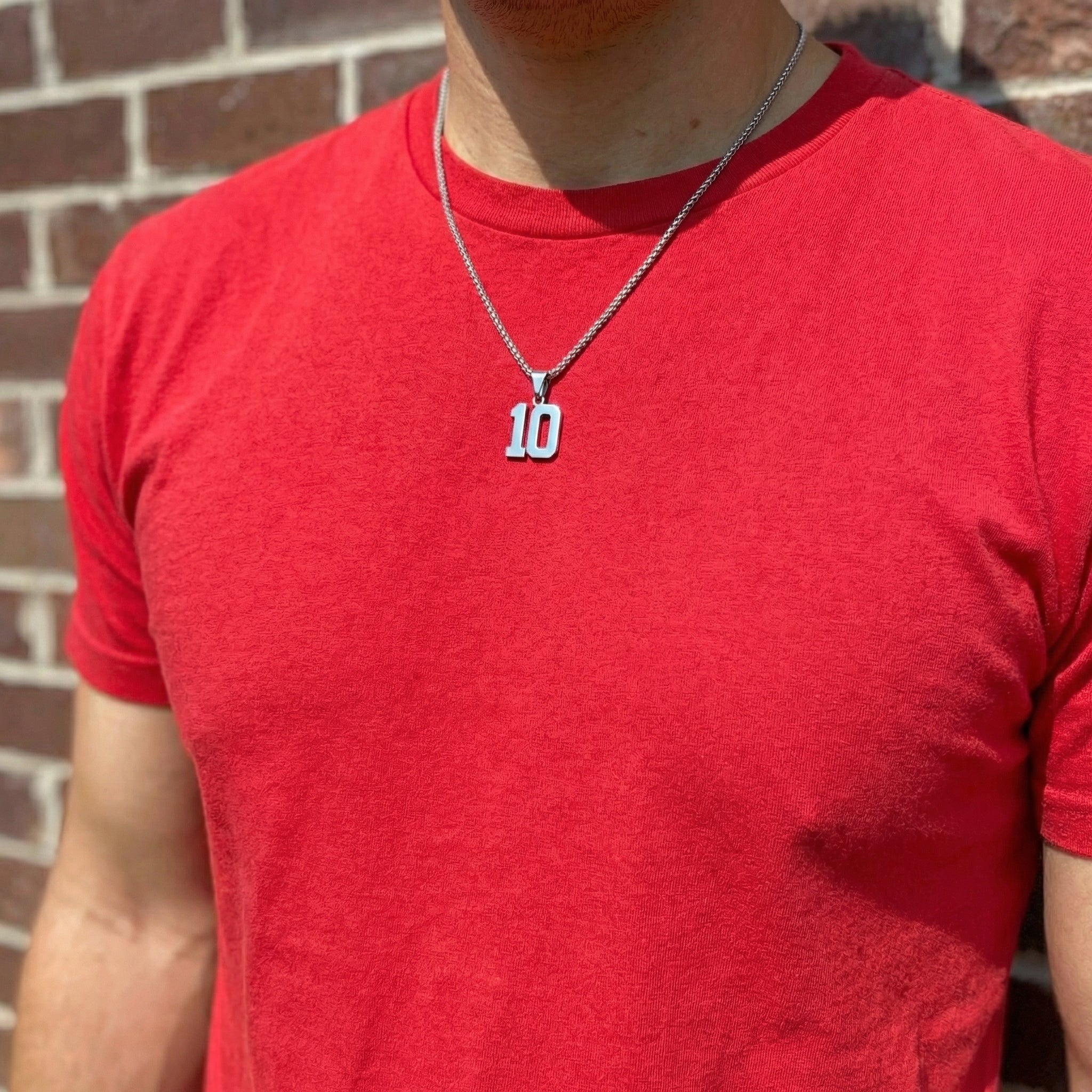 Custom Sports Number Necklace - Jewelled Me