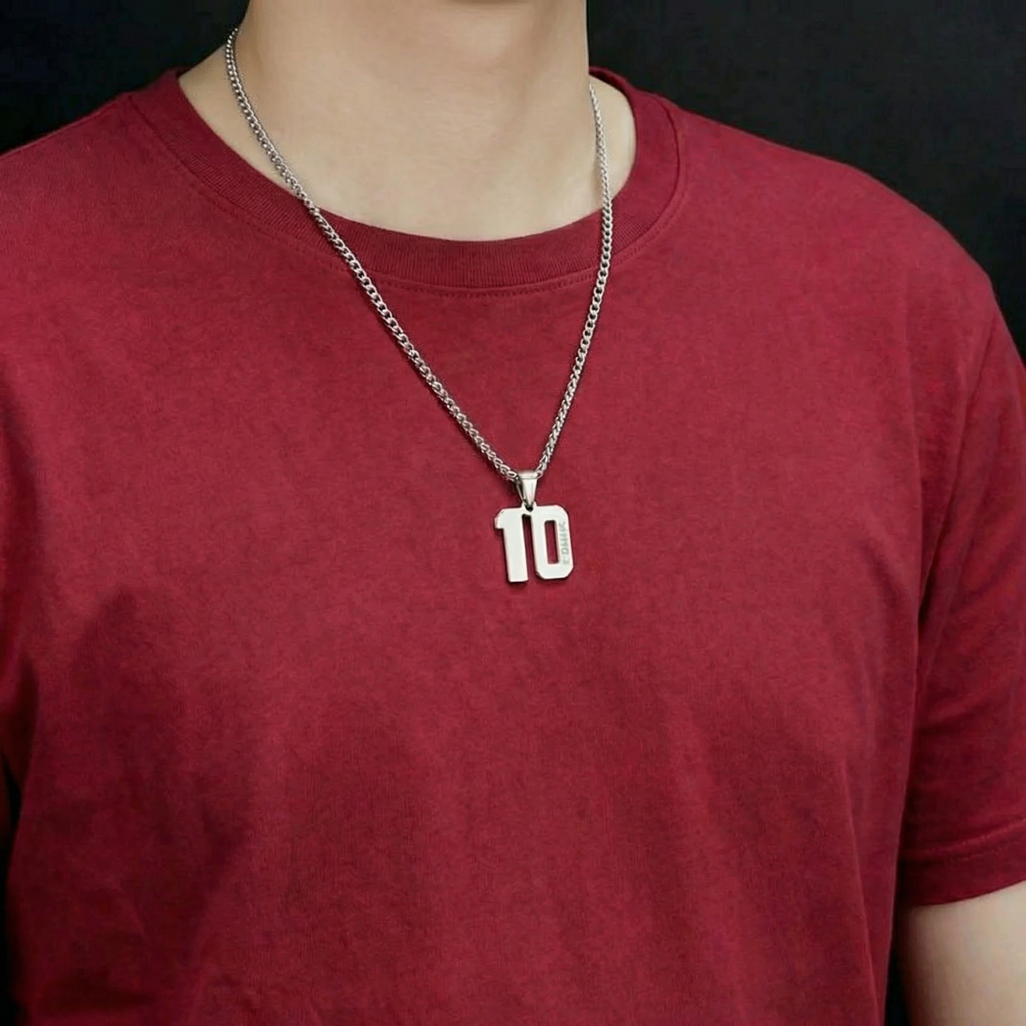 Custom Sports Number Necklace - Jewelled Me