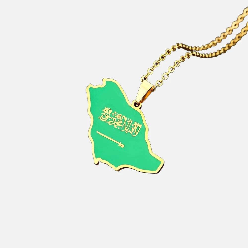 Middle Eastern Country/Flag Necklaces - Jewelled Me