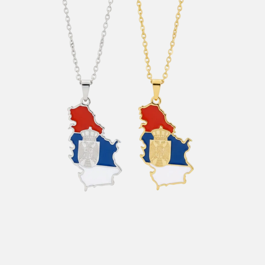 European Country/Flag Necklaces - Jewelled Me