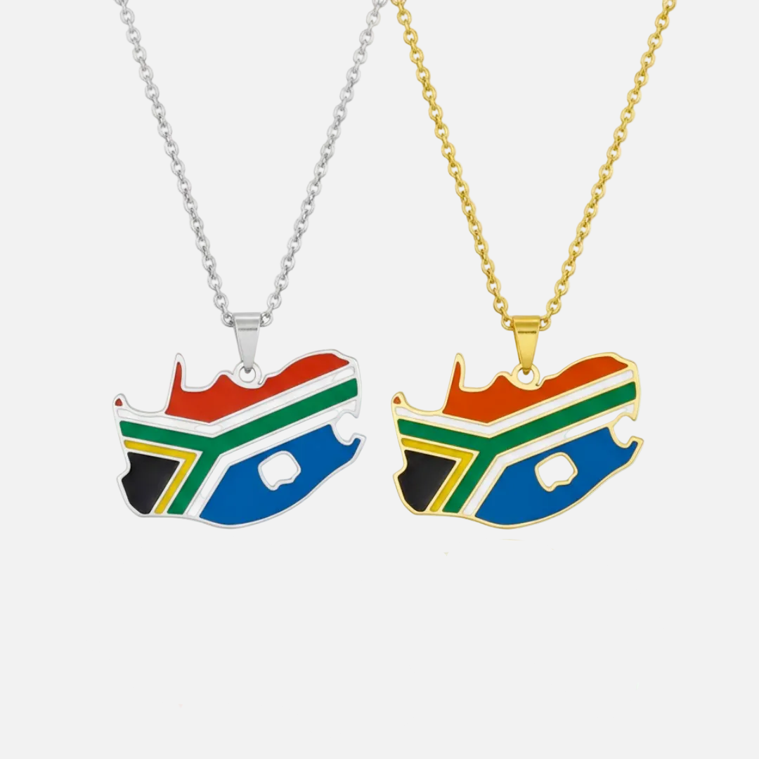 African Country/Flag Necklaces - Jewelled Me