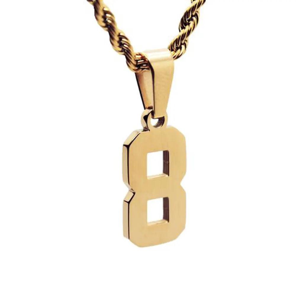 Custom Sports Number Necklace - Jewelled Me