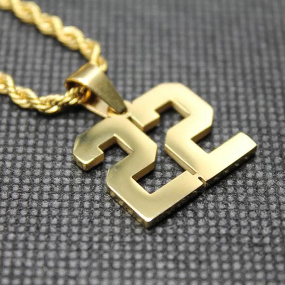 Custom Sports Number Necklace - Jewelled Me