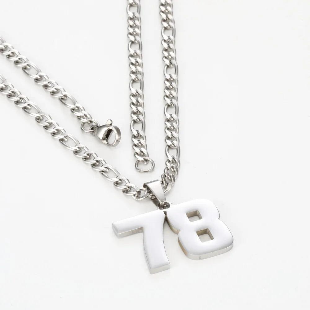 Custom Sports Number Necklace - Jewelled Me