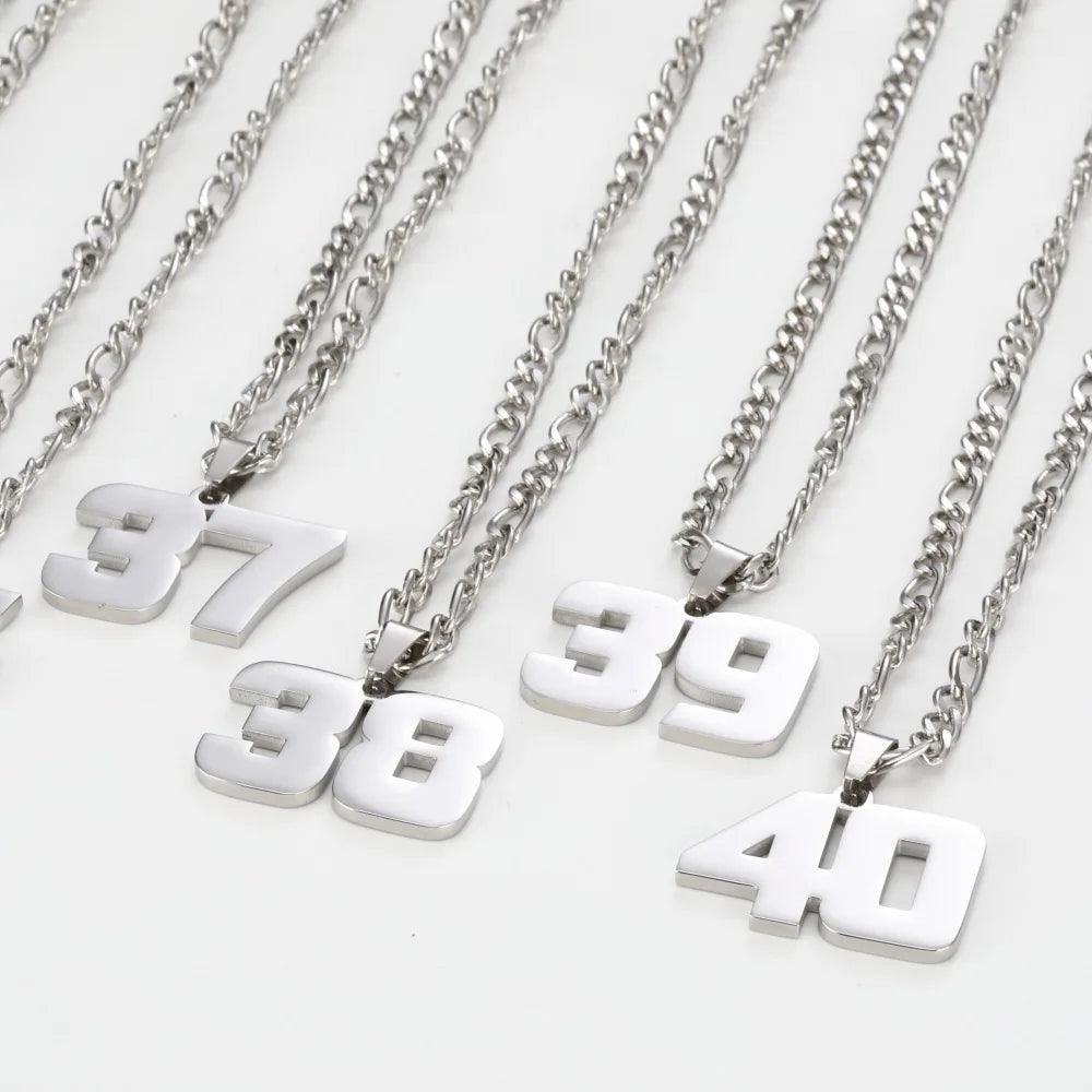 Custom Sports Number Necklace - Jewelled Me