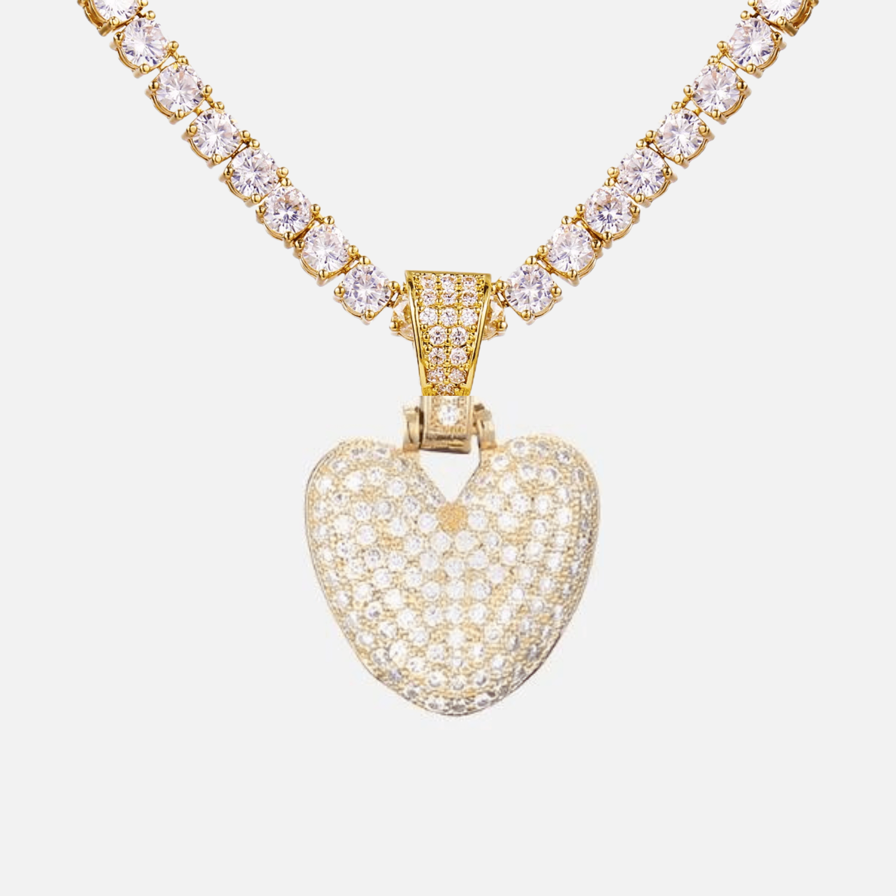 ICED Big Bubble Initial Necklace - Jewelled Me