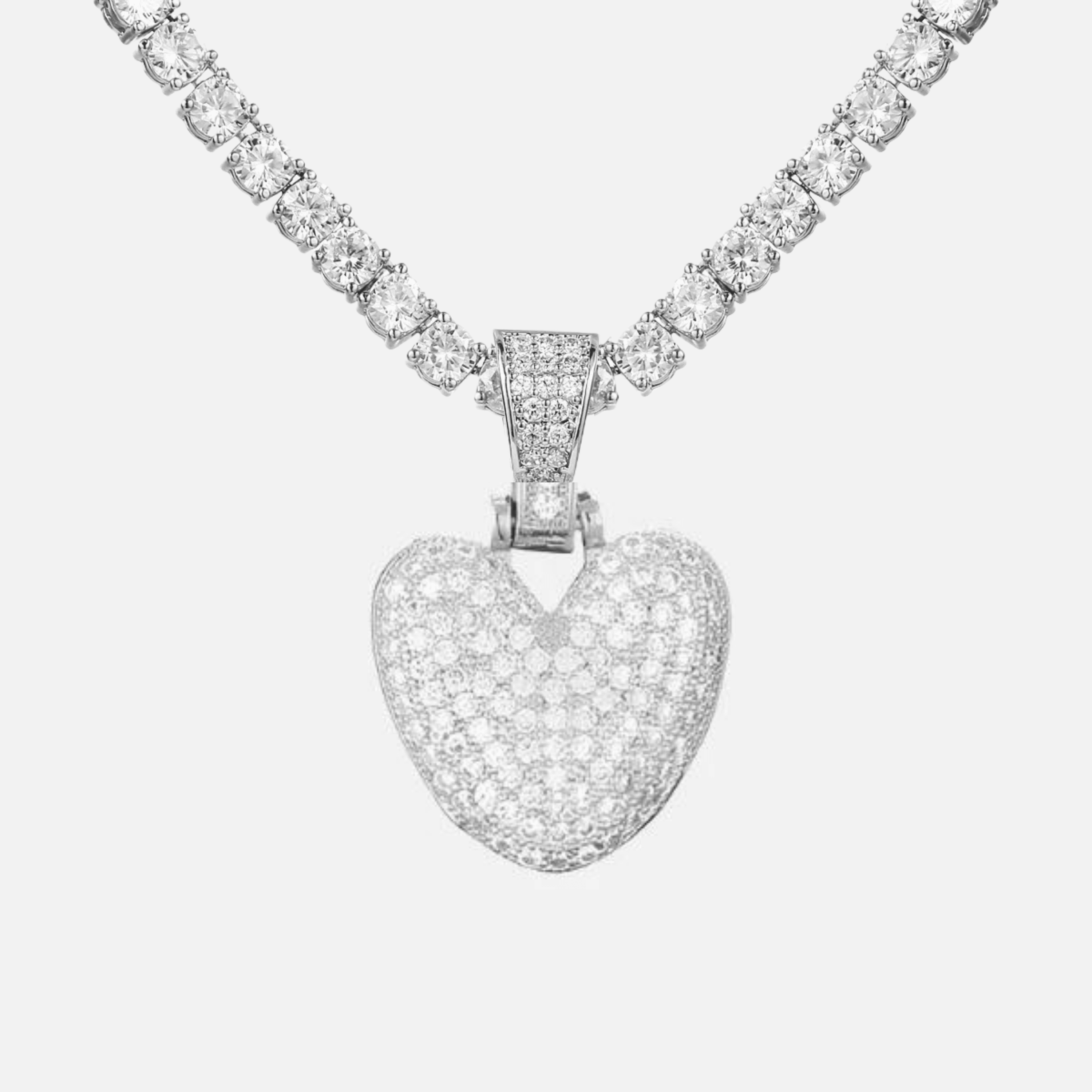 ICED Big Bubble Initial Necklace - Jewelled Me