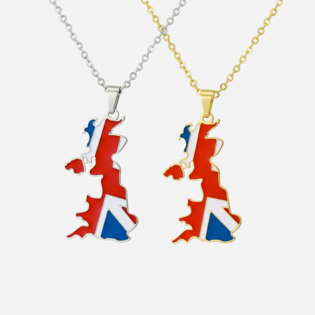 European Country/Flag Necklaces - Jewelled Me