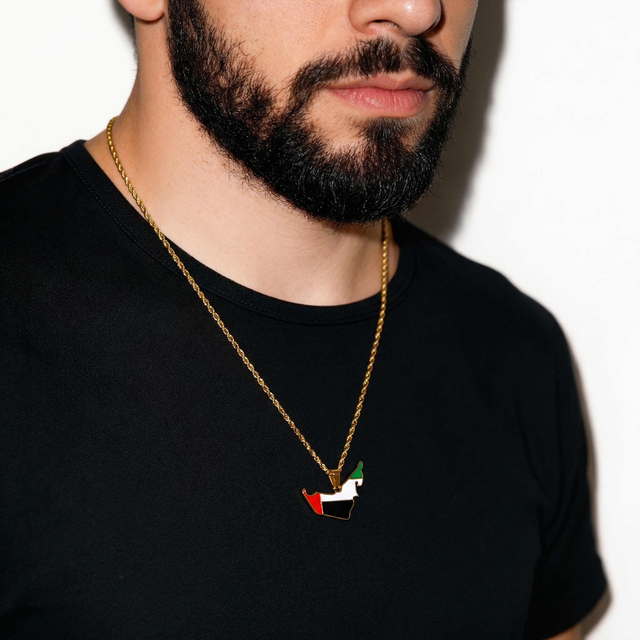 Middle Eastern & Arabian Country/Flag Necklaces - Jewelled Me