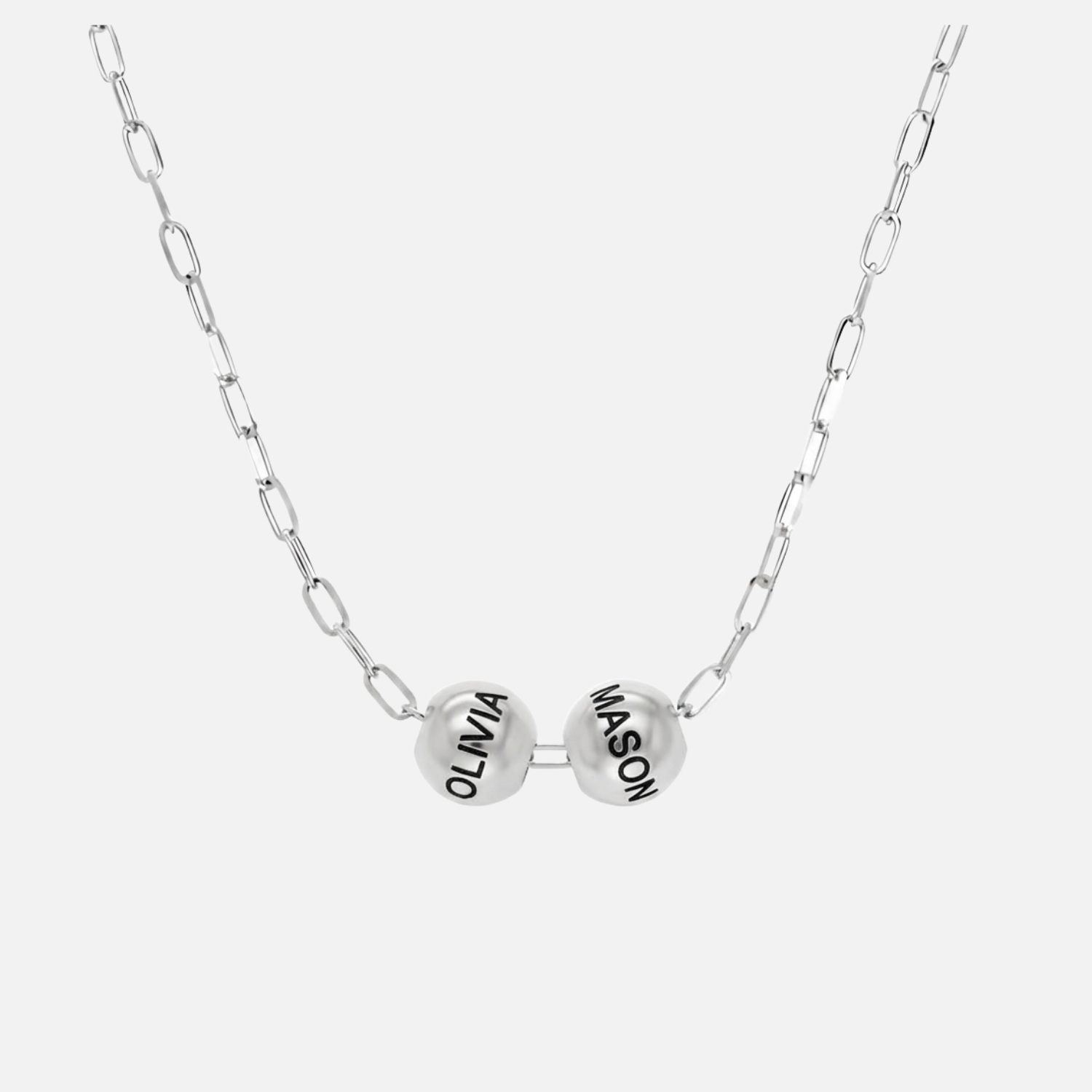 Unity Link Bead Necklace - Jewelled Me