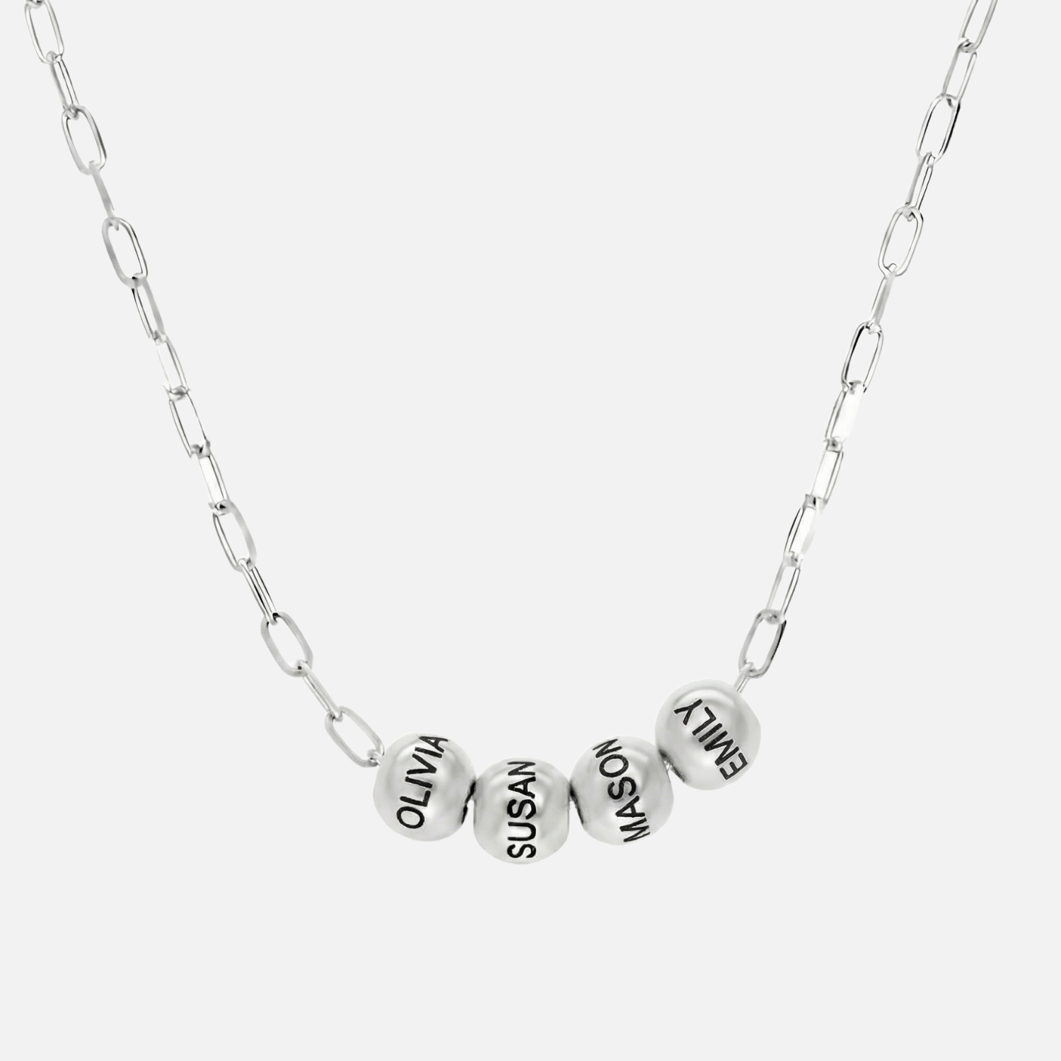 Unity Link Bead Necklace - Jewelled Me