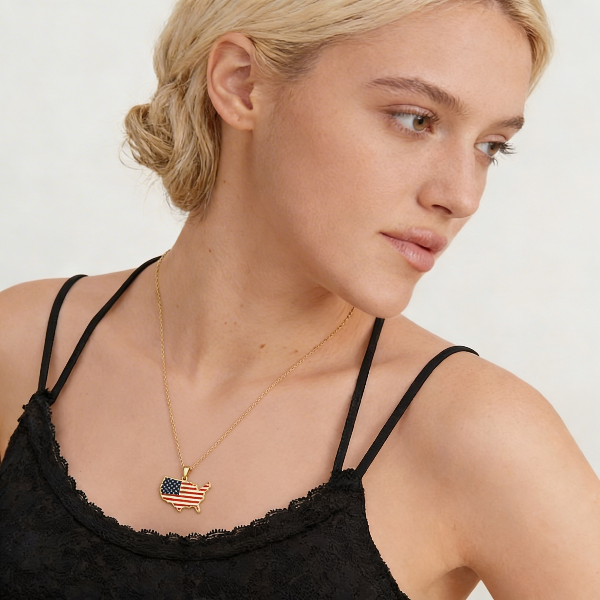 The Americas & Caribbean Country/Flag Necklaces - Jewelled Me