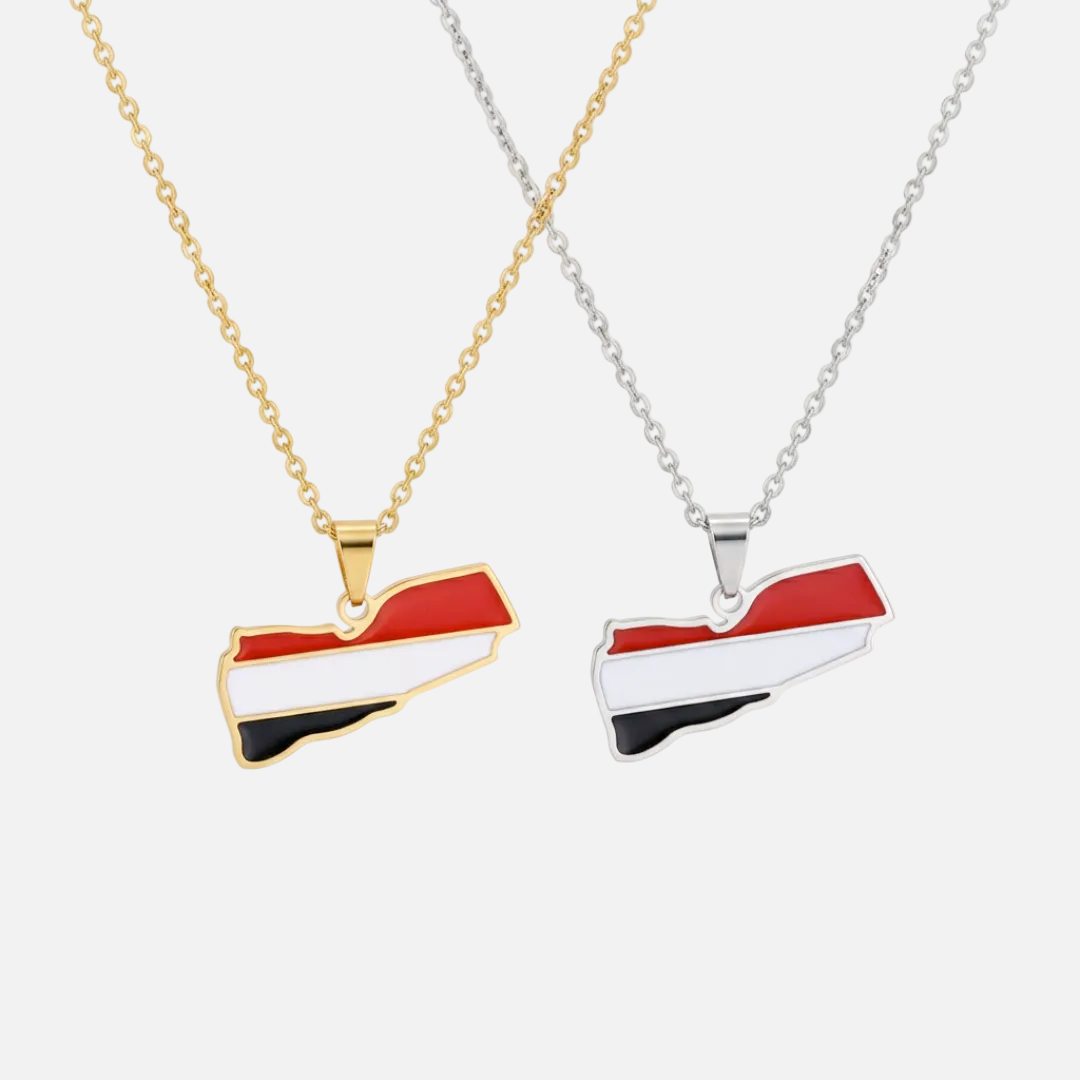 Middle Eastern & Arabian Country/Flag Necklaces - Jewelled Me