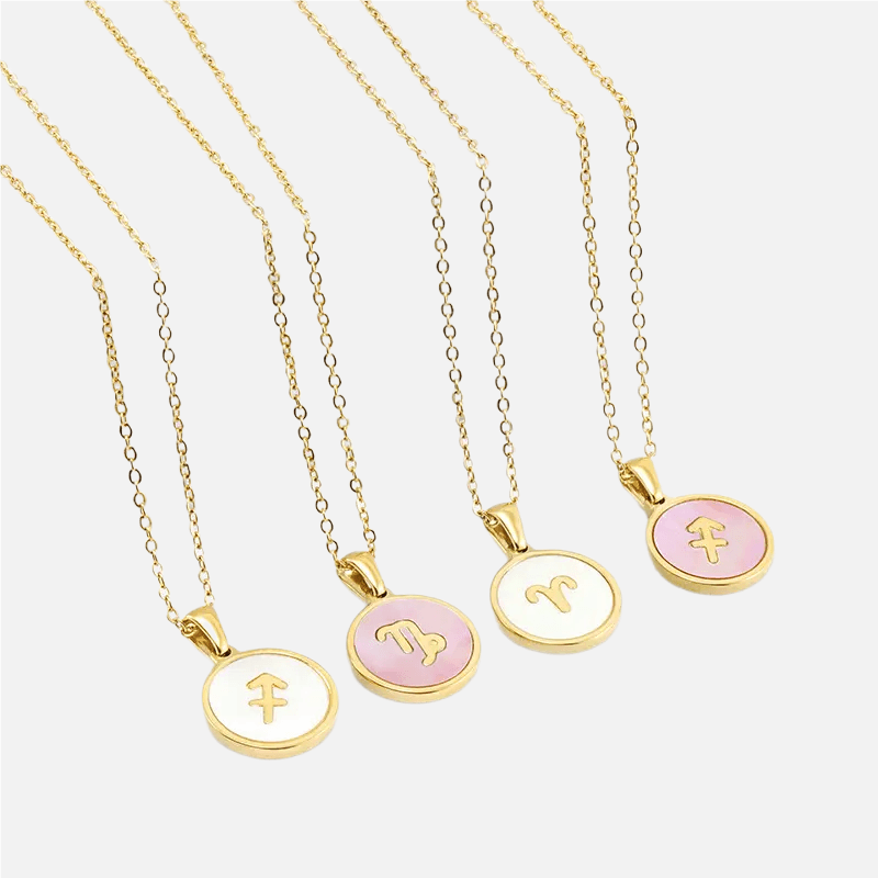 Cute Star Shell Zodiac Necklace - Jewelled Me