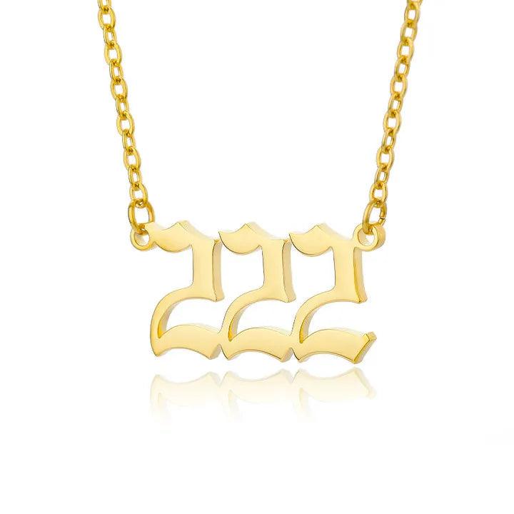 The Angel Number Necklace - Jewelled Me