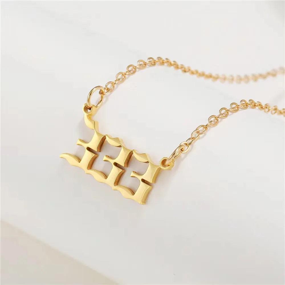 The Angel Number Necklace - Jewelled Me