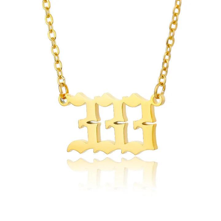 The Angel Number Necklace - Jewelled Me