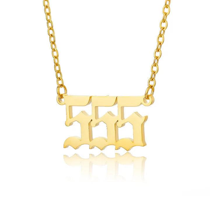 The Angel Number Necklace - Jewelled Me