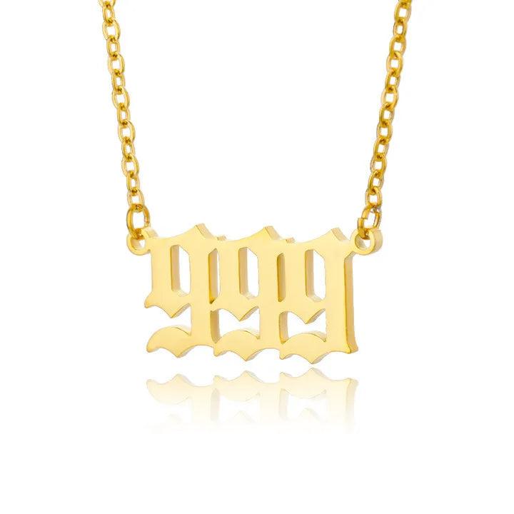 The Angel Number Necklace - Jewelled Me