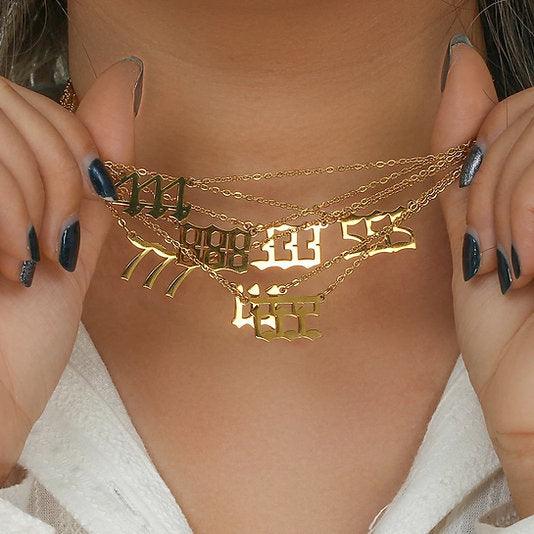 The Angel Number Necklace - Jewelled Me