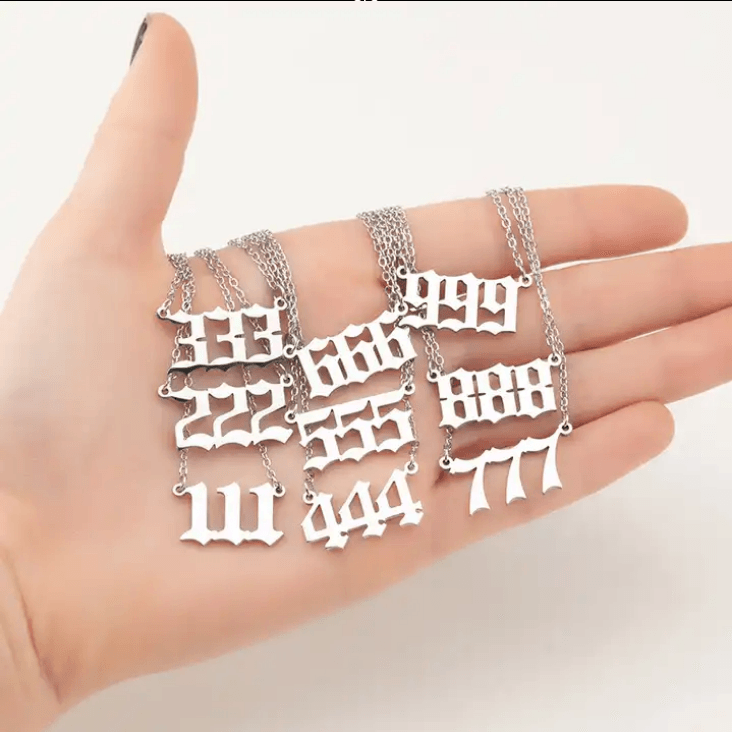 The Angel Number Necklace - Jewelled Me