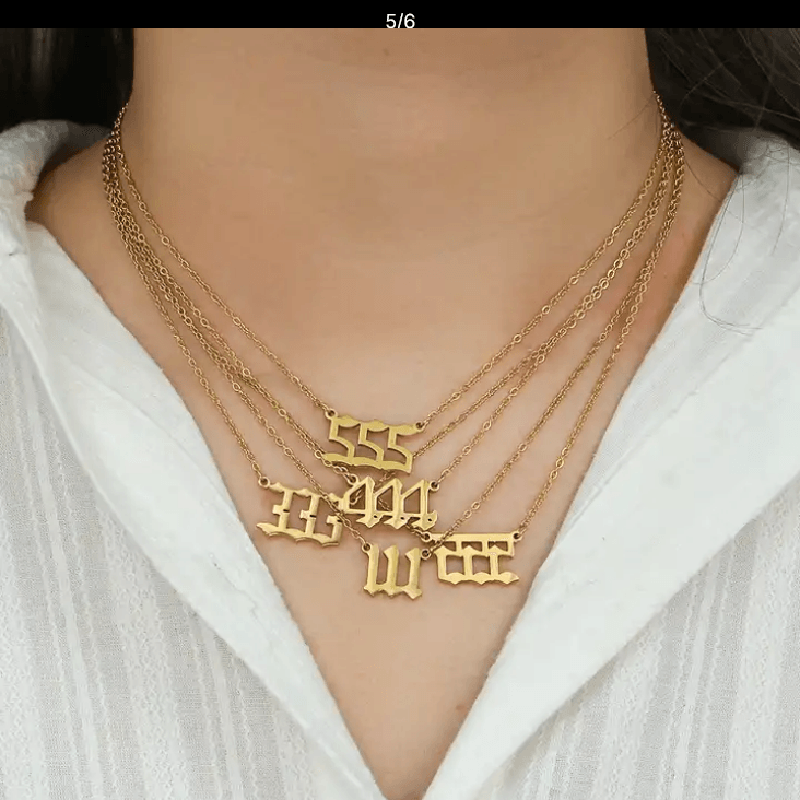 The Angel Number Necklace - Jewelled Me