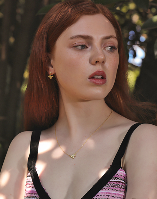 Vermeil Bumble Bee Necklace - Jewelled Me