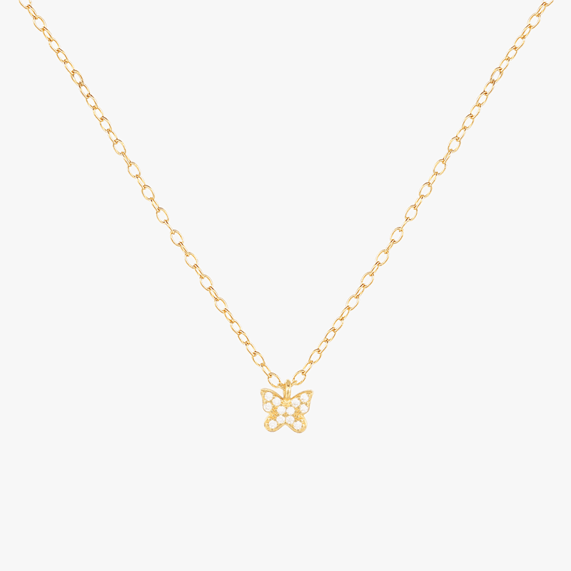 Jewelled Butterfly Necklace - Jewelled Me
