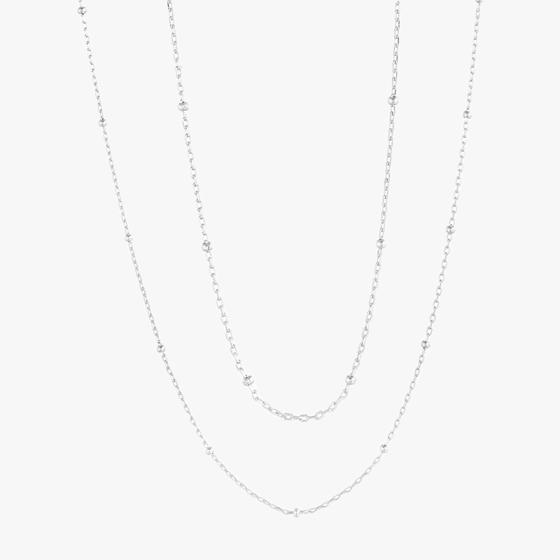 Vermeil Sphere Chain Necklace - Jewelled Me