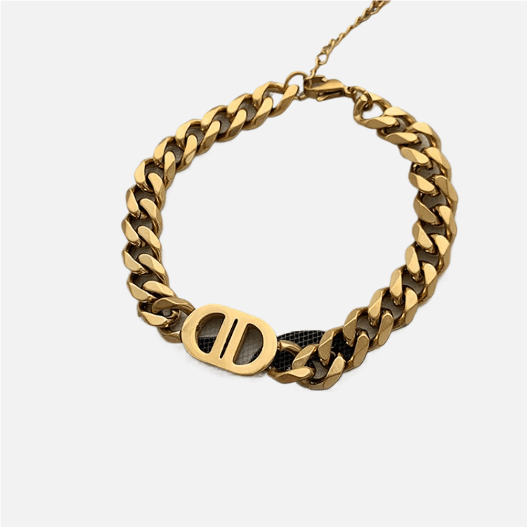 Custom Initial & Name Chain Necklace & Bracelet - Jewelled Me