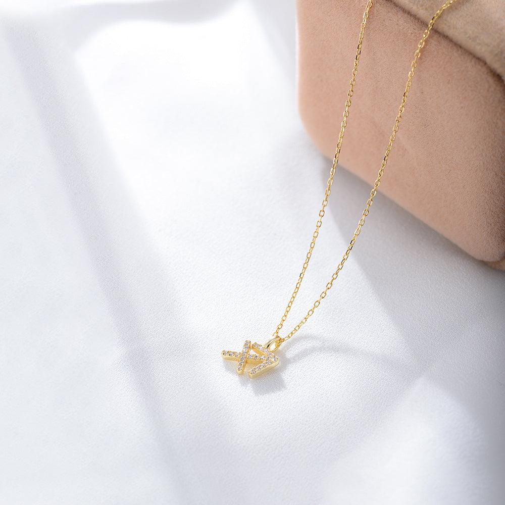 ICED Zodiac Symbol Necklace - Jewelled Me