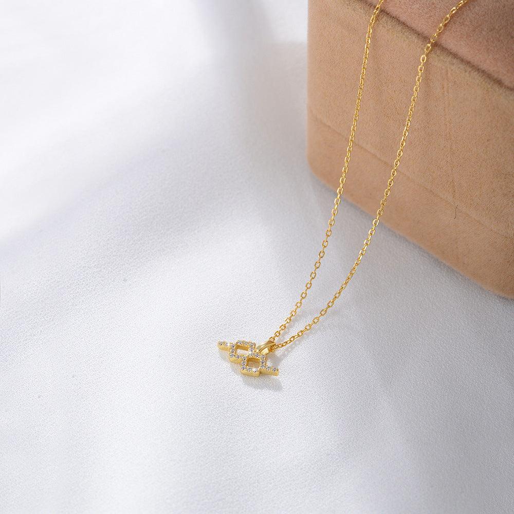 ICED Zodiac Symbol Necklace - Jewelled Me