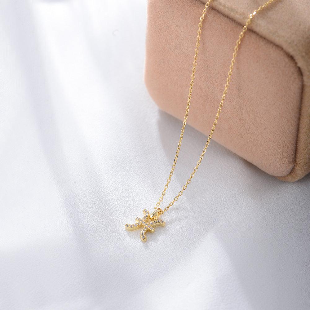 ICED Zodiac Symbol Necklace - Jewelled Me