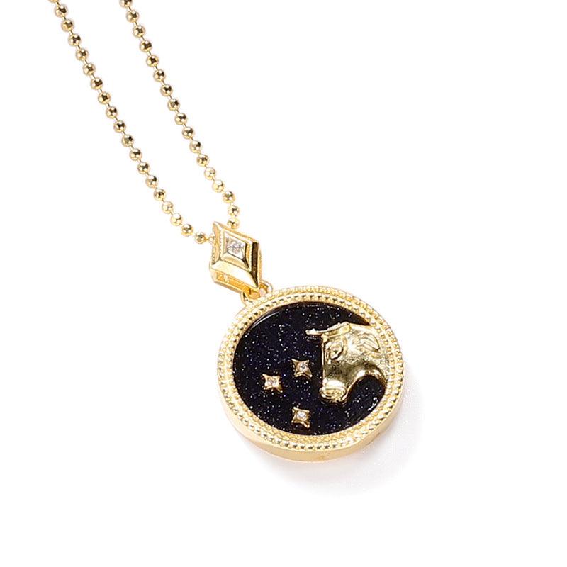 Jewelled Mother of Pearl Zodiac Necklace - Jewelled Me