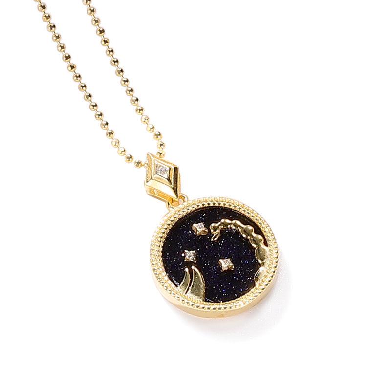 Jewelled Mother of Pearl Zodiac Necklace - Jewelled Me