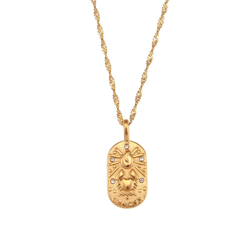 Sacred Tarot Zodiac Pendant - Jewelled Me