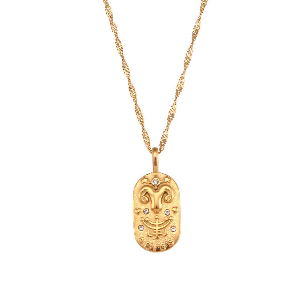 Sacred Tarot Zodiac Pendant - Jewelled Me