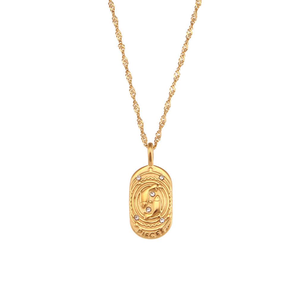 Sacred Tarot Zodiac Pendant - Jewelled Me